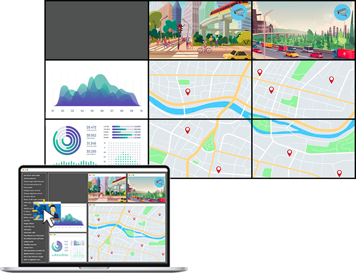 C-Control Software de gestión de Videowalls