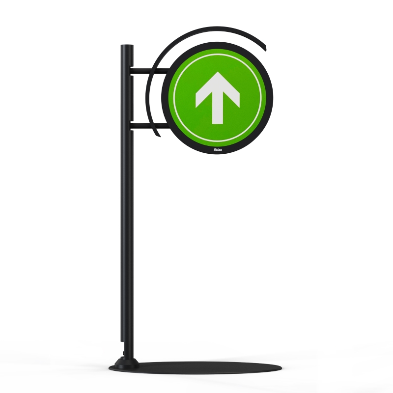 Cartel Redondo LED - Vista 6