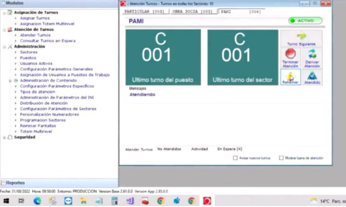 Pantalla de espera digital