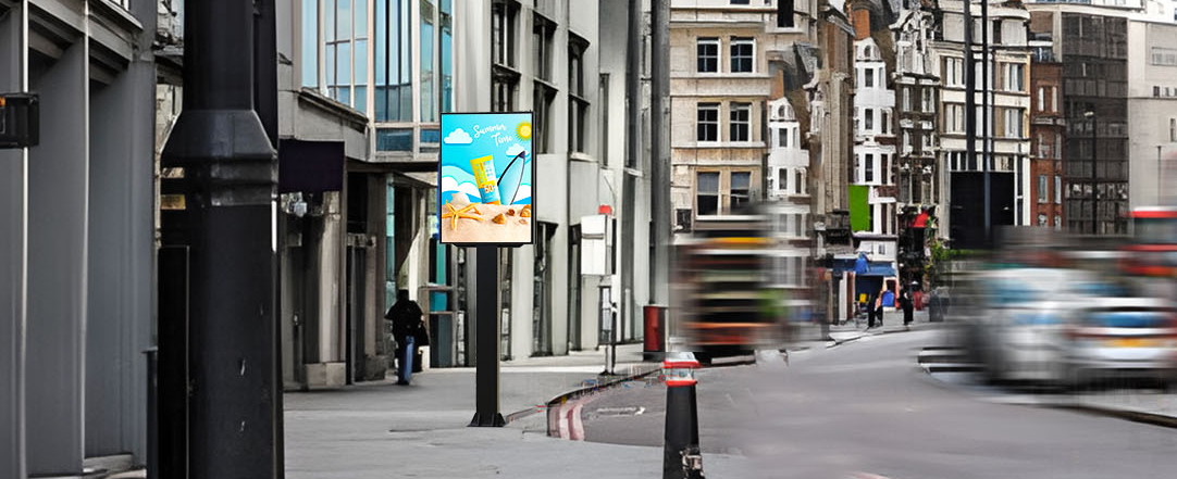 Tótem LED Outdoor con Pedestal